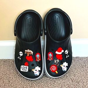 NWOT Crocs Bayaband Clogs, Black, m6w8